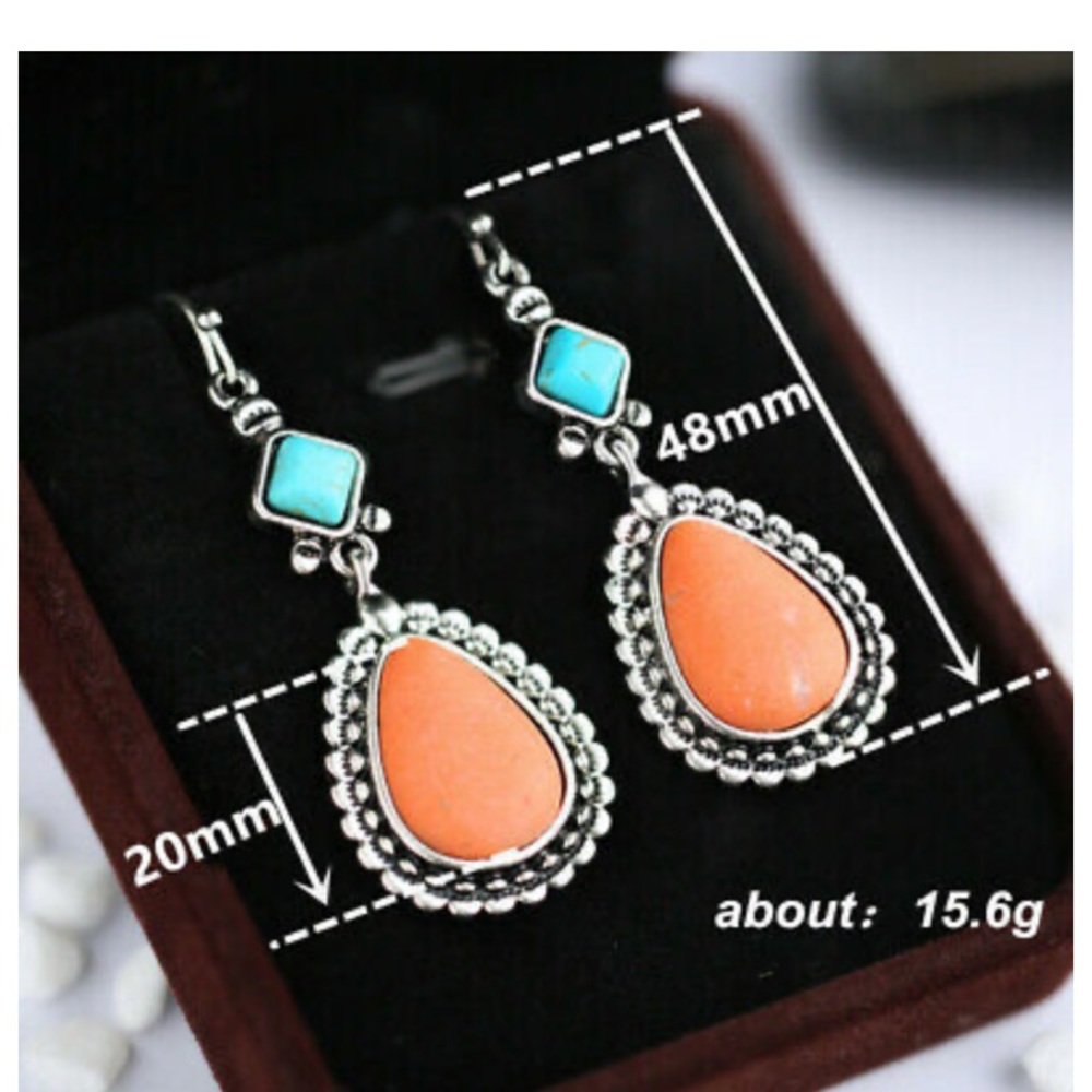 New Sterling silver boho earrings - Picture 3 of 4